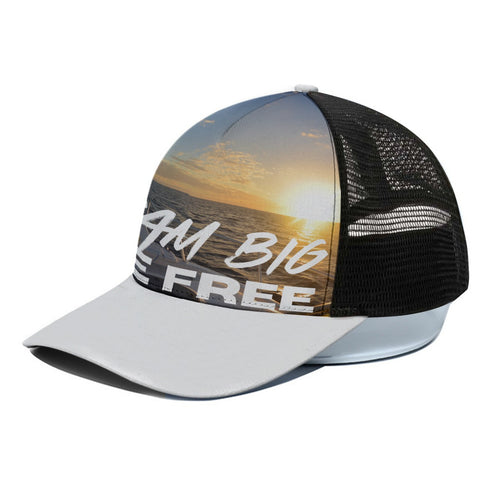 Dream Big Live Free Half-mesh Hat